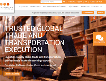 Tablet Screenshot of precisionsoftware.com